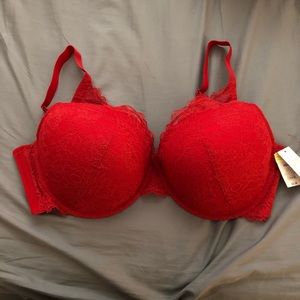 NWT Red lace bra